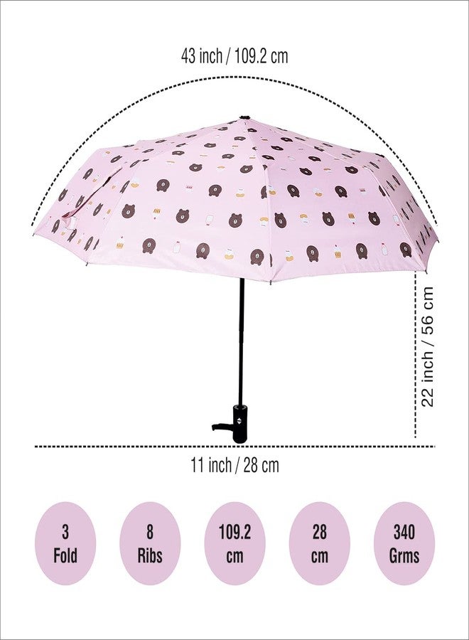 KEKEMI 3 Fold Manual Sun & Rain Umbrella for Men & Women (Pack of 2) - Image 5